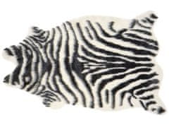 Beliani Koberec zebra černý NAMBUNG