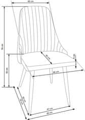 Halmar Jídelní židle K285, béžová