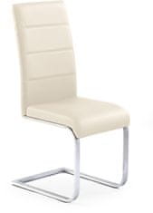 Halmar Kovová židle K85, krémová
