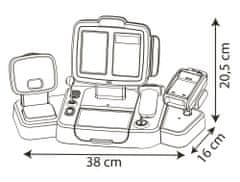 Smoby Pokladna elektronická s váhou zelenošedá - zánovní