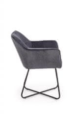 Halmar Jídelní židle K377, šedá
