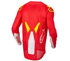 Alpinestars Motokrossový dres Techstar Factory red/white/yellow vel. M