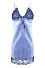 DKaren Dámská košilka DKaren Slip Karmen 2 Light Blue XL světle modrá