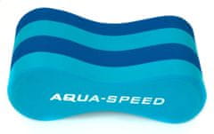 Aqua Speed AQUA SPEED Plavecké desky Ósemka "4" Blue/Light Blue 23,5 cm x 8/8,5 cm x 13 cm