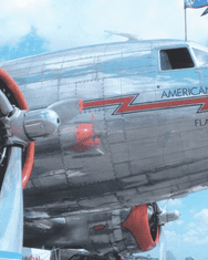 Noah PlaneTags - přívěsek ze skutečného letadla Douglas DC-3 Dakota, NC-18141