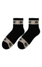 Gemini Dámské zimní vzorované ponožky Bratex D-060, 36-41 melanžově šedá 39-41
