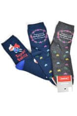 Gemini Dámské vzorované ponožky 200 směs barev 37-41