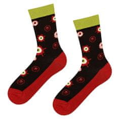 Gemini Pánské i dámské vzorované ponožky Good Stuff oči - SOXO černá- MIX barev 35-40