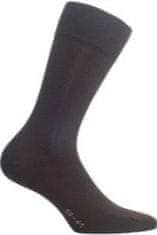 Gemini Hladké pánské ponožky ELEGANT hnědá 39-41