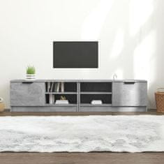 Vidaxl TV skříňky 2 ks betonově šedé 80x35x36,5 cm kompozitní dřevo