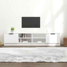 Vidaxl TV skříňky 2 ks bílé 80 x 35 x 36,5 cm kompozitní dřevo