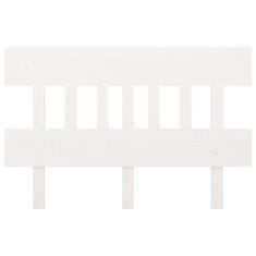 Vidaxl Čelo postele bílé 143,5 x 3 x 81 cm masivní borovice