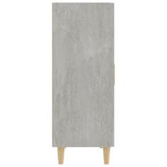 Greatstore Příborník betonově šedý 70 x 34 x 90 cm kompozitní dřevo