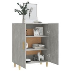 Greatstore Příborník betonově šedý 70 x 34 x 90 cm kompozitní dřevo