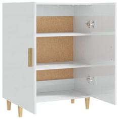 Greatstore Příborník bílý s vysokým leskem 70x34x90 cm kompozitní dřevo