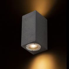 RED Design Rendl RENDL KANE II nástěnná beton/dekor tmavý granit 230V LED GU10 5W IP65 R13794