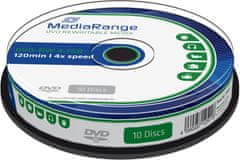 MediaRange DVD-RW 4,7GB 4x, Spindle 10ks