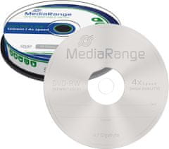 MediaRange DVD-RW 4,7GB 4x, Spindle 10ks