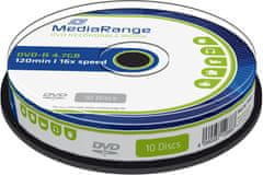 MediaRange DVD-R 4,7GB 16x, Spindle 10ks