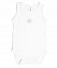 Bamboom Bambusové Body Bez Rukávů White 18-24M