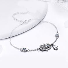 Royal Fashion nastavitelný náramek Hamsa symbol ochrany SCB079