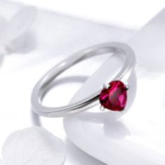 Royal Fashion prsten Třešnově červený poklad SCR389 Velikost: 6 (EU: 51-53)