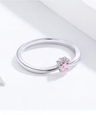 Royal Fashion prsten Milovaná růžová packa tlapka SCR628 Velikost: 8 (EU: 57-58)