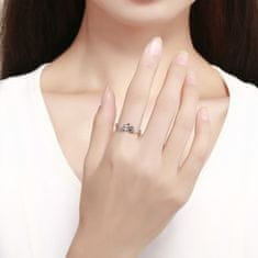 Royal Fashion prsten Lotosový květ BSR018 Velikost: 8 (EU: 57-58)