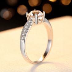 Royal Fashion stříbrný rhodiovaný prsten Elegance HA-GR02-SILVER Velikost: 7 (EU: 54-56)