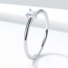 Royal Fashion prsten Křišťálové srdce SCR498 Velikost: 6 (EU: 51-53)