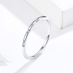Royal Fashion prsten Tři třpytivé kameny SCR591 Velikost: 6 (EU: 51-53)