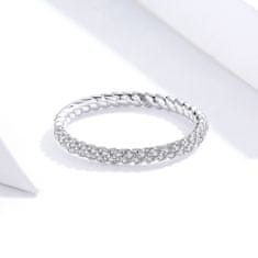 Royal Fashion prsten Třpytivé uzlíky lásky SCR624 Velikost: 6 (EU: 51-53)