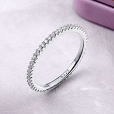 Royal Fashion prsten Třpytivá linie SCR066 Velikost: 7 (EU: 54-56)