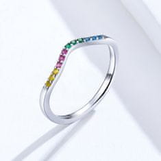 Royal Fashion prsten Duhová vlnka SCR636 Velikost: 6 (EU: 51-53)