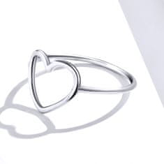 Royal Fashion srdcový prsten Jemné city SCR641 Velikost: 7 (EU: 54-56)