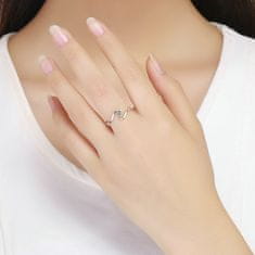 Royal Fashion prsten Třpytivá vlnka SCR378 Velikost: 6 (EU: 51-53)