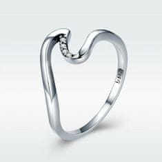 Royal Fashion prsten Třpytivá vlnka SCR378 Velikost: 6 (EU: 51-53)