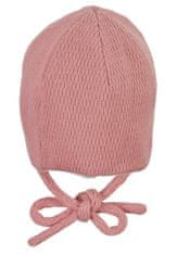 Sterntaler Čepička kojenecká růžová, řetízkový vzor, zavazovací 4502121
