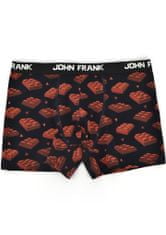 John Frank Pánské boxerky John Frank JFBD324 - CHOCOLATE M černá