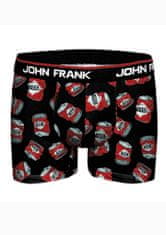 John Frank Pánské boxerky John Frank JFBD314 M černá