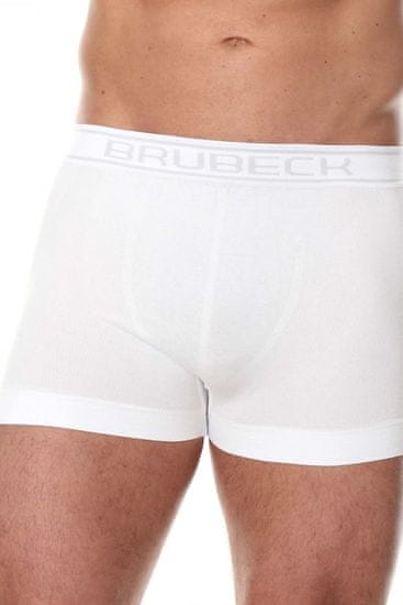 Brubeck Pánské boxerky 00501A white - BRUBECK