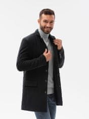 OMBRE Pánský kabát Ombre Coat C432-1 Black L