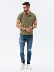 OMBRE Ombre Polo trička S1374 Olive M