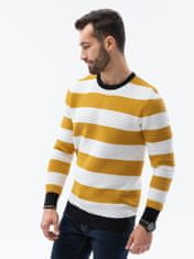 OMBRE Ombre svetr E189 Mustard XXL