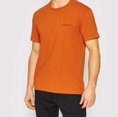 Emporio Armani Pánské triko - 111267 2R717 03563 - oranžová/tm.modrá - Emporio Armani L oranžová - modrá