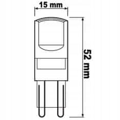 Osram 3x LED žárovka G9 CAPSULE 2,6W = 30W 2700K OSRAM