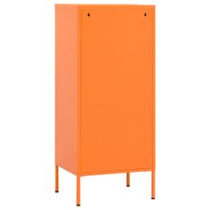 Petromila Úložná skříň oranžová 42,5 x 35 x 101,5 cm ocel