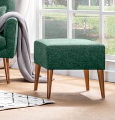 Atelier Del Sofa Taburet Zeni - Green, Zelená