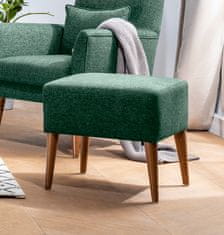 Atelier Del Sofa Taburet Zeni - Green, Zelená