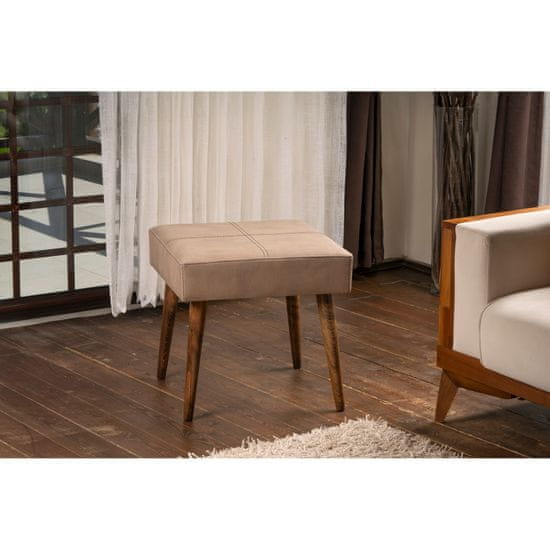 Atelier Del Sofa Taburet Urga - Beige, Norková